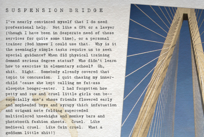 Nashville Skyline - Suspension Bridge by Michael Chavis_1270430941087